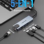 Lemorele USB-C Hub Docking Station 5-in-1